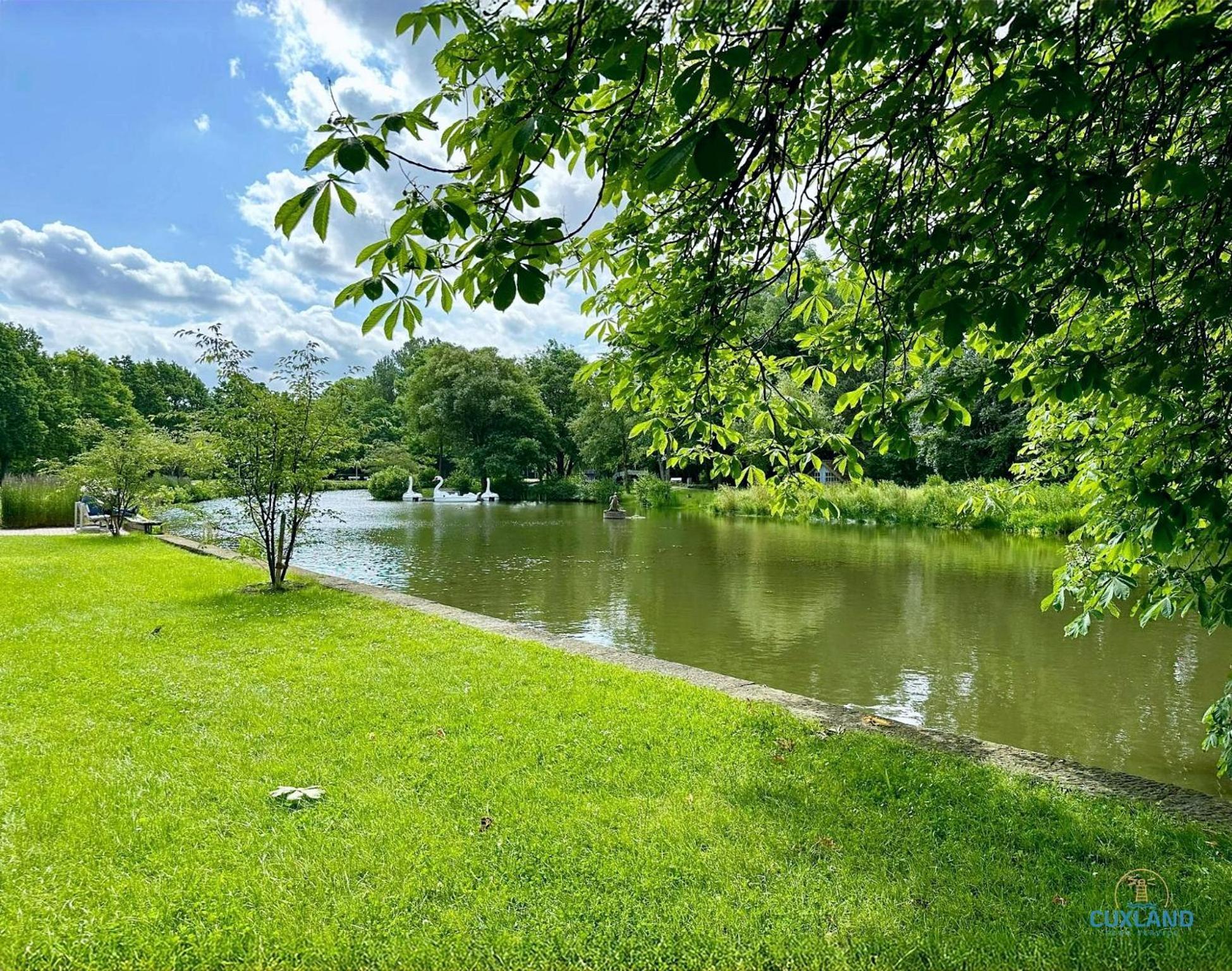 קושהאבן Ferienhaus Bungalow Nahe Kurpark Doese מראה חיצוני תמונה